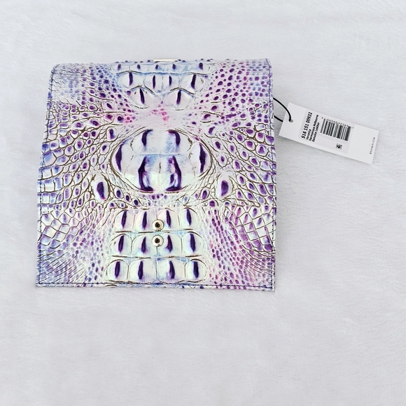 NWT Brahmin HARMONIOUS Large Caroline w/ Veronica Wallet !!GORGEOUS IRIDESCENT!! - Picture 15 of 16